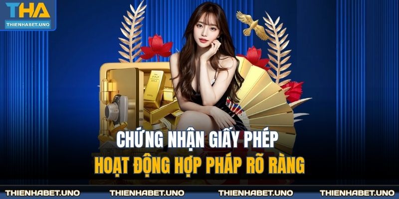 Trang chủ 27 Chứng nhận giấy phép hoạt động hợp pháp rõ ràng