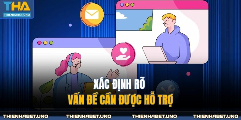 Xác định rõ vấn đề cần được hỗ trợ